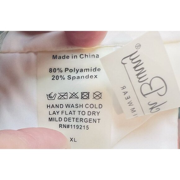 Beach Bunny High Neck Halter Bikini Top Swim Floral Topical Size XL Pink - Picture 4 of 4